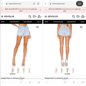 Levi weggie Jean shorts